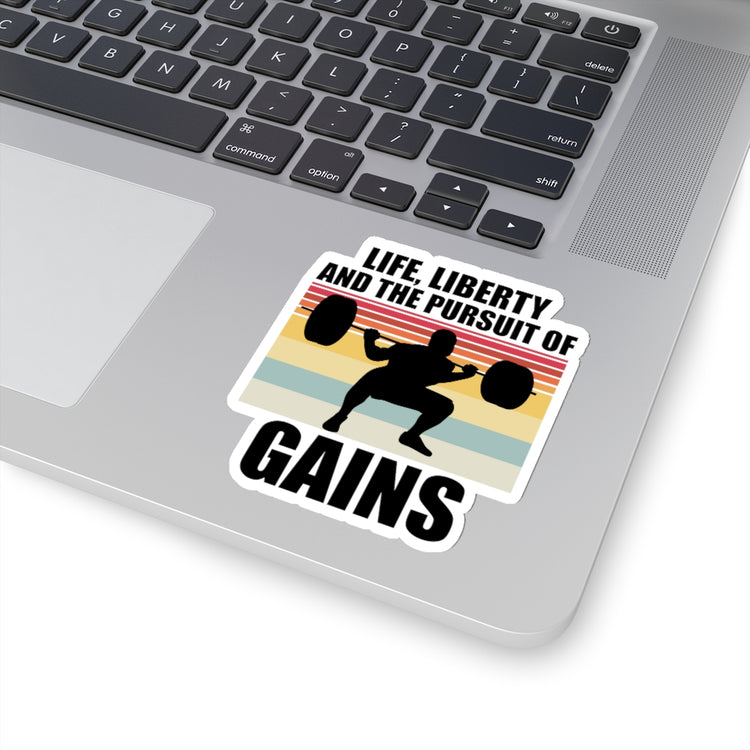 Sticker Decal Novelty Patriotic Weightlifter Bodybuilder Bodybuilding Fan Hilarious Stickers For Laptop Car