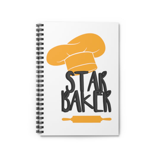 Spiral Notebook  Cool Vintage Baker Retro Softball Mama Baker Mom Supporter Men Women