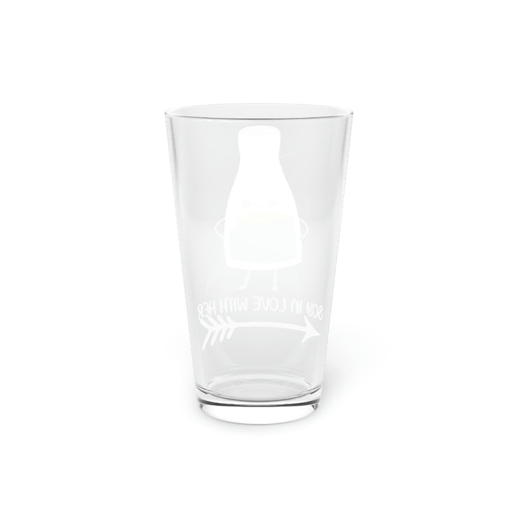 Beer Glass Pint 16oz Novelty Soy Lover Sarcastic Introvert Pun Funny Introverted Flirty Saying Men Women