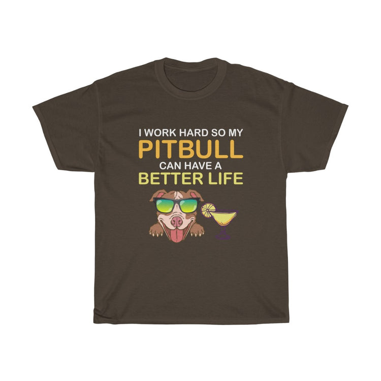 Humorous Pitbull Dog Lover Person Leisure Entertainment Lover Novelty Business