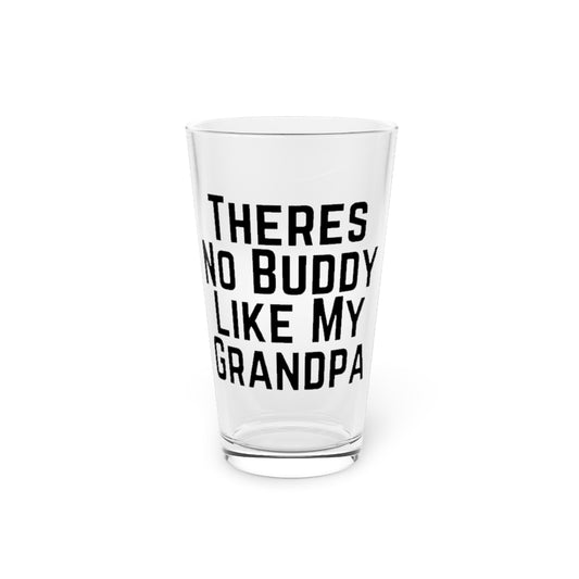 Beer Glass Pint 16oz  Novelty Humor Fathers Day Sarcastic Party Joke Granddad Fun Humorous Grandpa