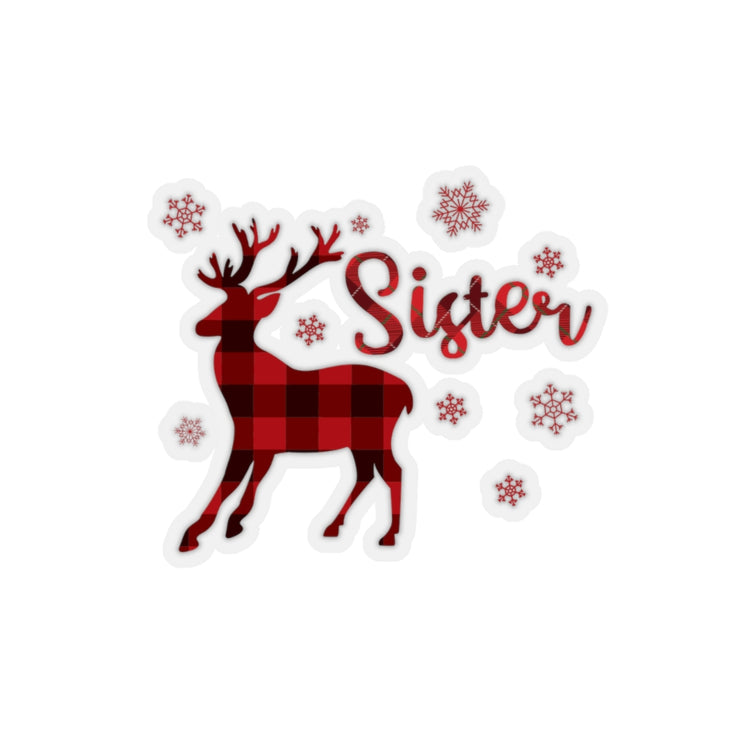 Sticker Decal Christmas Reindeer Family| Mommy And Me  | Father Daughter Gift |Stickers For Laptop Car