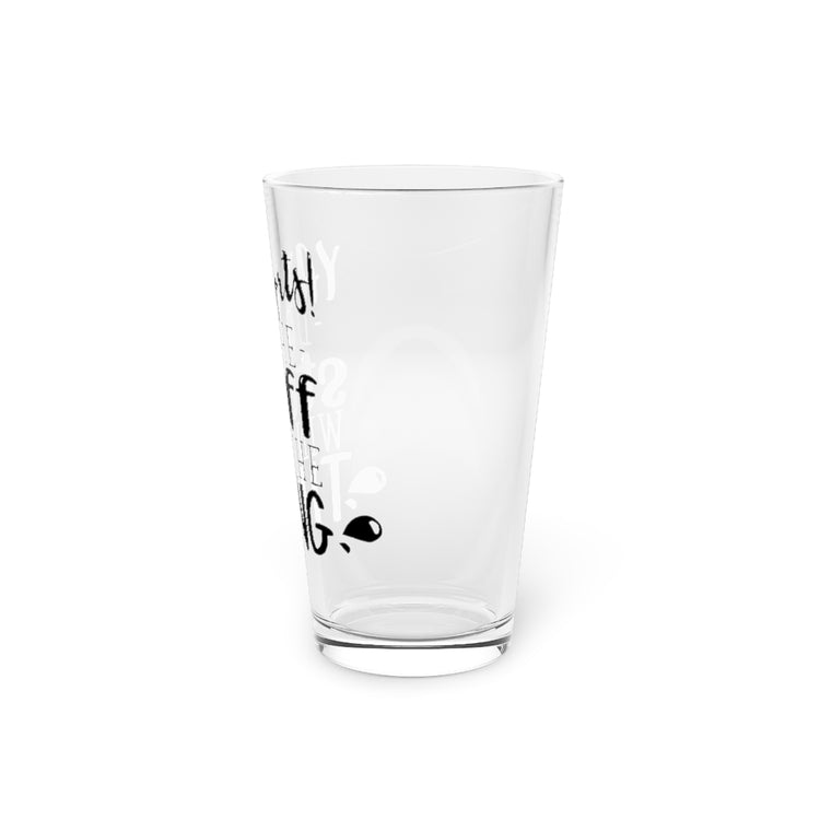 Beer Glass Pint 16oz  Yay Sports Do The Stuff Win The Thing Game Day