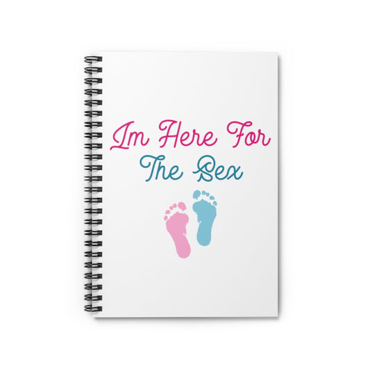 Spiral Notebook Humorous Dad Party Revealing Mom Baby Funny Saying Grandma Hilarious Mothering