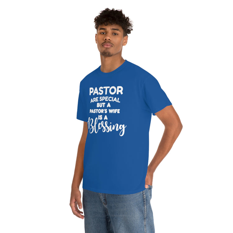 Novelty Priest Minister Reverend Marriage Partner Humorous Christianity Enthusiast Men Women T Shirt Unisex Heavy Cotton Tee