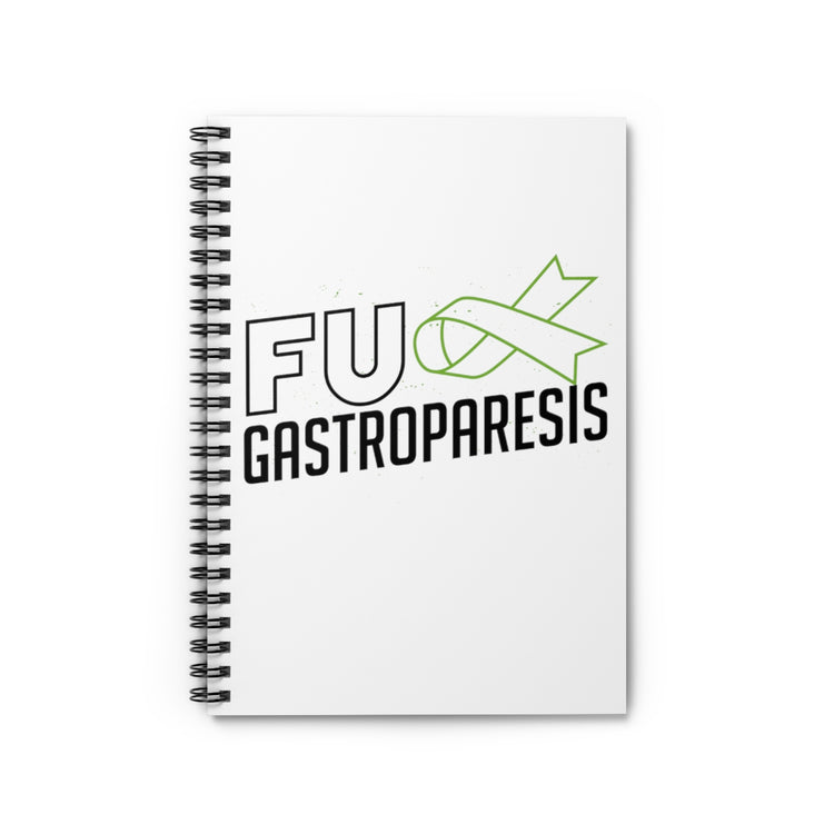 Spiral Notebook   Hilarious Gastroparesis Gastric Stasis Sickness Overcomer Humorous Digestive