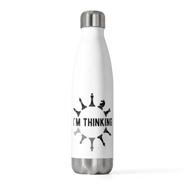 20oz Insulated Bottle Hilarious Chessman Piece Chessboard Board games Enthusiast Humorous Lover