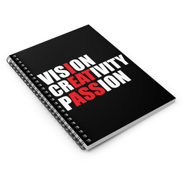 Novelty Creativity Passion Sassy Pun Hilarious Loners Sarcastic Gags Men Women T Shirt Spiral Notebook - Ruled Line