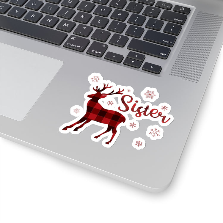 Sticker Decal Christmas Reindeer Family| Mommy And Me  | Father Daughter Gift |Stickers For Laptop Car