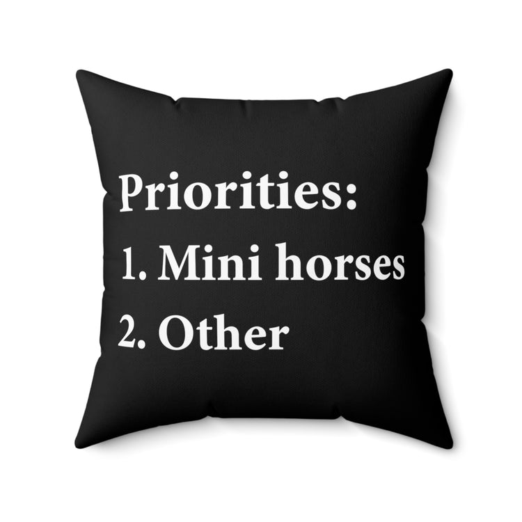 Humorous Countryside Vacations Enthusiasts Tee Shirt Gift | Hilarious Horseback Riding Pun Men Women T Shirt Spun Polyester Square Pillow