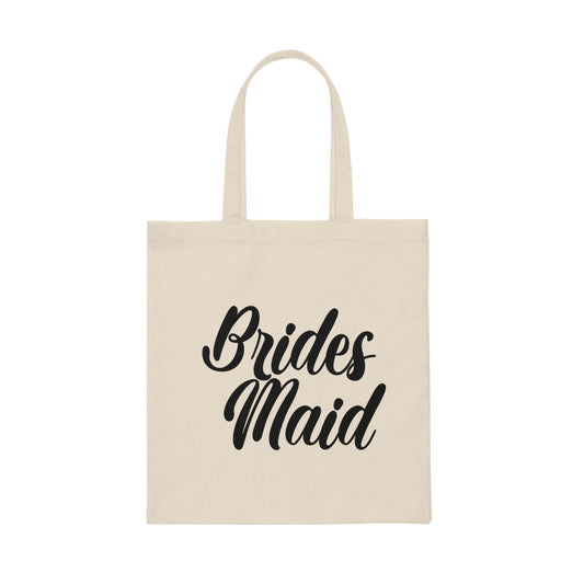 Hilarious Wedding Bridesmaid Sarcastic Illustration Saying Funny Engagement Entourages Bridesmaids Statements Canvas Tote Bag