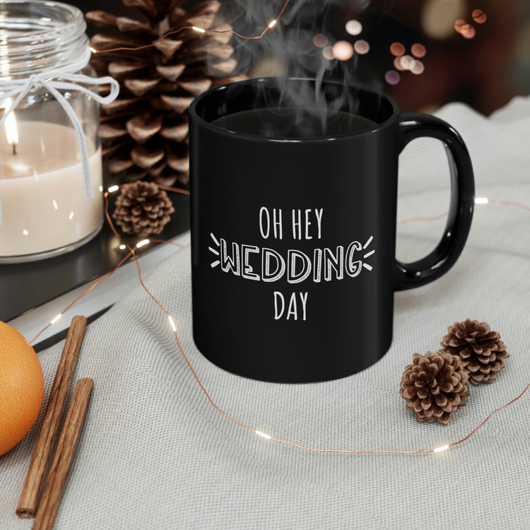 11oz Black Coffee Mug Ceramic Hilarious Wedding Day Memories Engagements Groom Sayings Bride Novelty Grooms Bridal