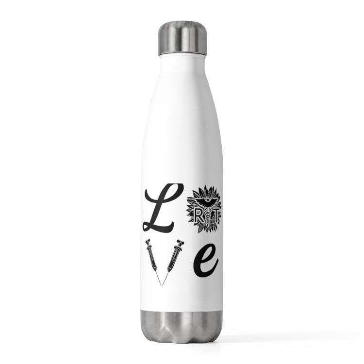 20oz Insulated Bottle Humorous Caregiver Attendants Lover Sunflowers Healthcare Hilarious Medical