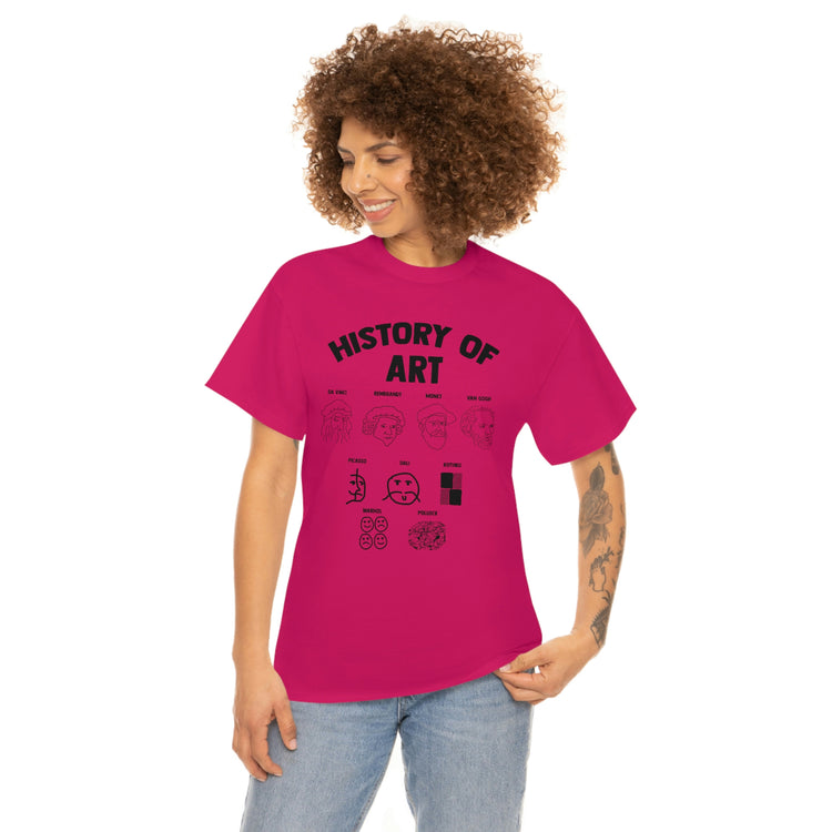 Novelty Arts Subject Instructor Professor Trainor Painter Hilarious Skill Imagination Creativity Illustrator Unisex Heavy Cotton Tee