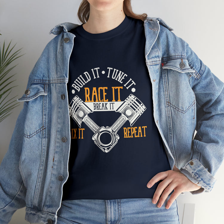 Shirt Funny Retro Mechanics Graphic Saying Nostalgic Mechanical Handcrafted Novelty T-Shirt Unisex Heavy Cotton Tee