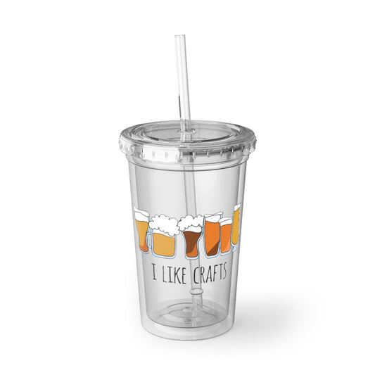 16oz Plastic Cup Humorous Ale Barley Alcoholic Beverages Drinking Hilarious Malt Brewery Lover Men Women