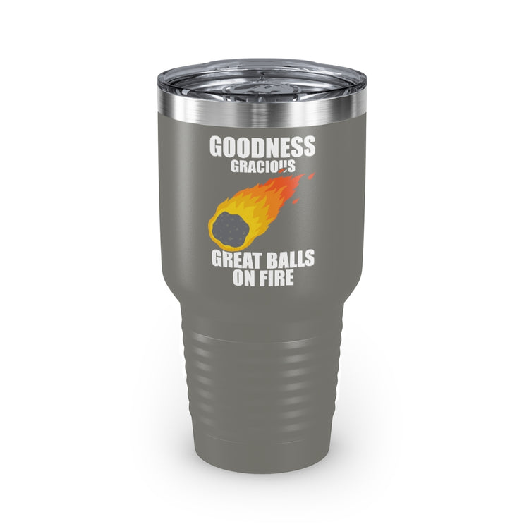 30oz Tumbler Stainless Steel Colors Hilarious Meteors Illustration Stargazers Statements Puns Humorous Stargazing