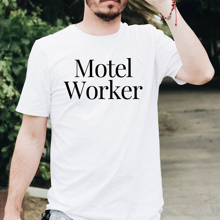 Humorous Motels Worker Hotel Room Lodge Hostel Enthusiast Novelty Accommodation