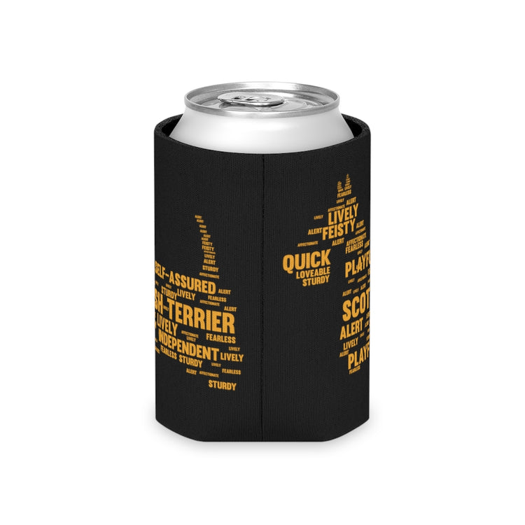 Beer Can Cooler Sleeve Hilarious Dog Pet Lover Scottish Terrier Doggie Puppies Humorous Doggies Pooch Enthusiasts Doggy Lover Fun