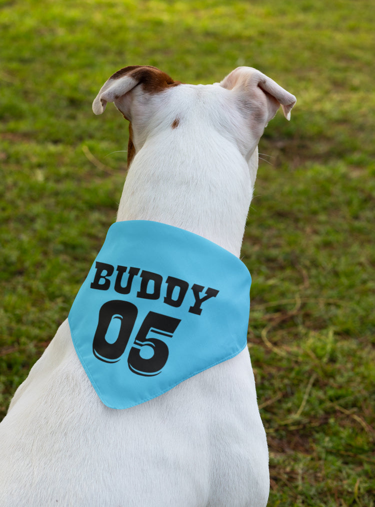 Personalized Pet Name and Number Bandana