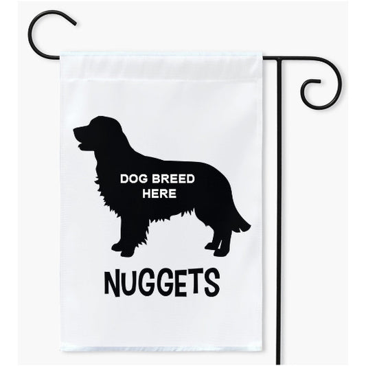Personalized Dog Breed Name Yard Flag