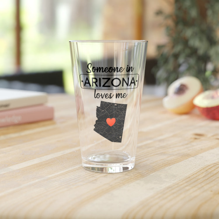 Beer Glass Pint 16oz  Hilarious Vacations Location Lover Travel Tourism Enthusiast Humorous States