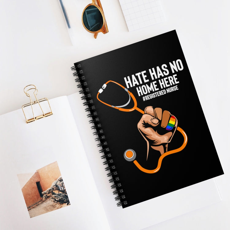 Spiral Notebook  Hilarious Registered Nurse Physician Practitioner Bisexual Humorous Medical Staff Sexuality Recognizing Lover