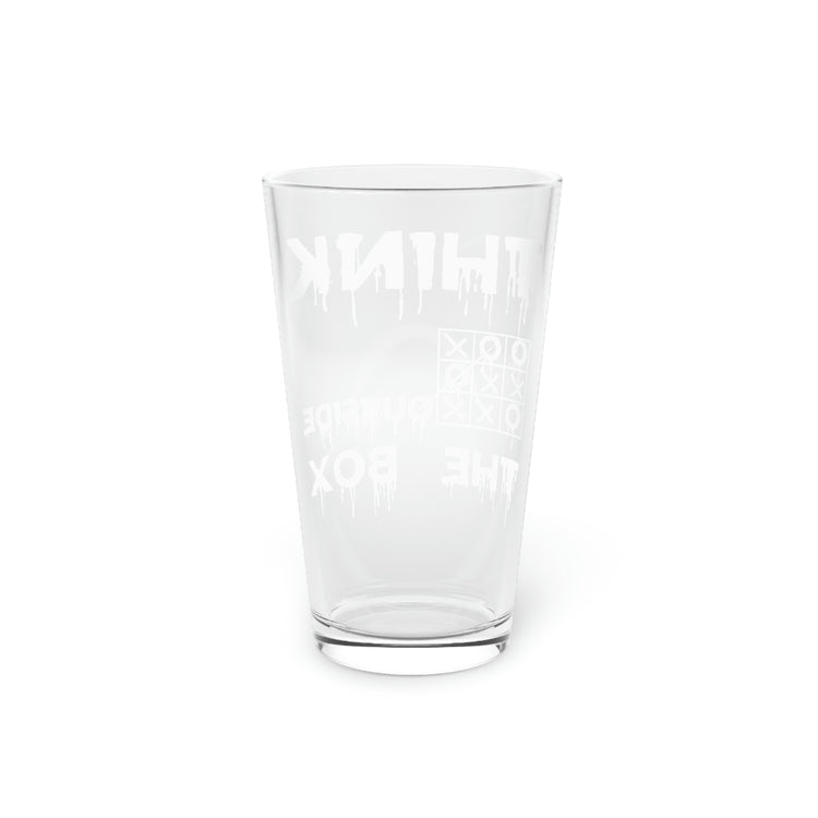 Beer Glass Pint 16oz Funny Geeky Coders Mockery Illustration Compiler Games Hilarious Thinking Innovatively Developers