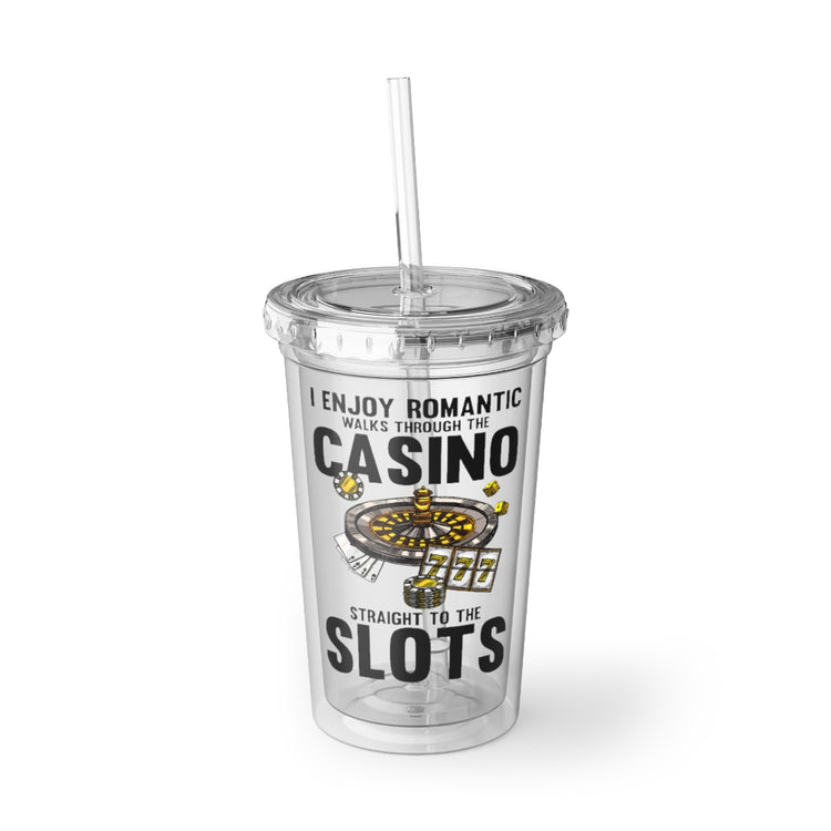 16oz Plastic Cup Humorous Gambler Betting Bluffing Wager Waging  Novelty Bet Leisure Stake Risk Taker Luck Player