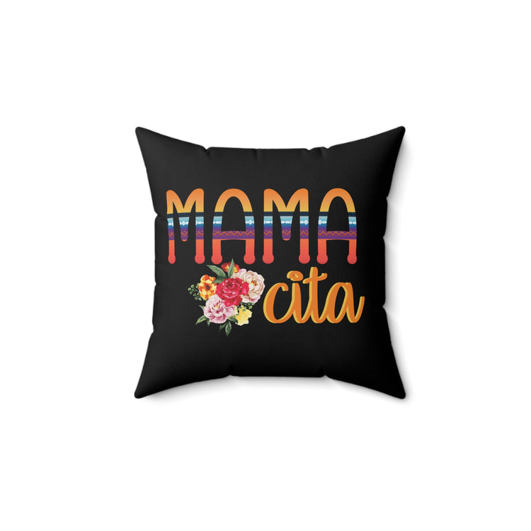 Mama Cita Cinco De Mayo Festival Spun Polyester Square Pillow