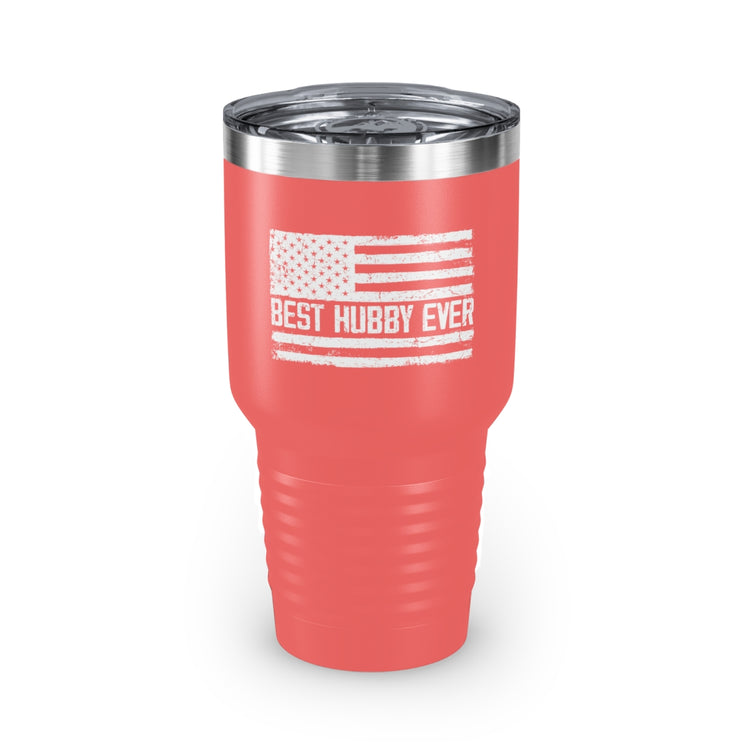 30oz Tumbler Stainless Steel Colors Supportive Husband Boyfriend Marriage Patriotic Humorous Couple Wedding Anniversary Boyfriend