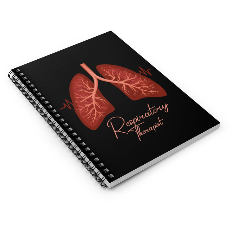 Spiral Notebook Hilarious Respiratory Therapist Cardiopulmonary Breathing  Cardiologist Physician Pulmonologist Fan