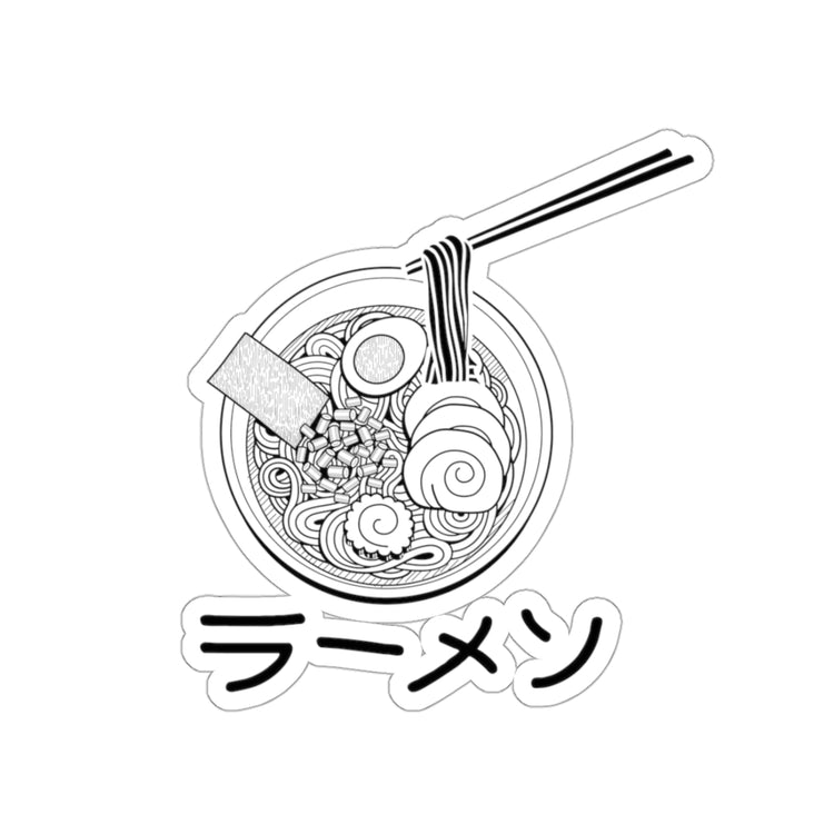 Sticker Decal Novelty Japan Udon Noodle Hot Broth Foods Nigiri Enthusiast Humorous Fishing Stickers For Laptop Car