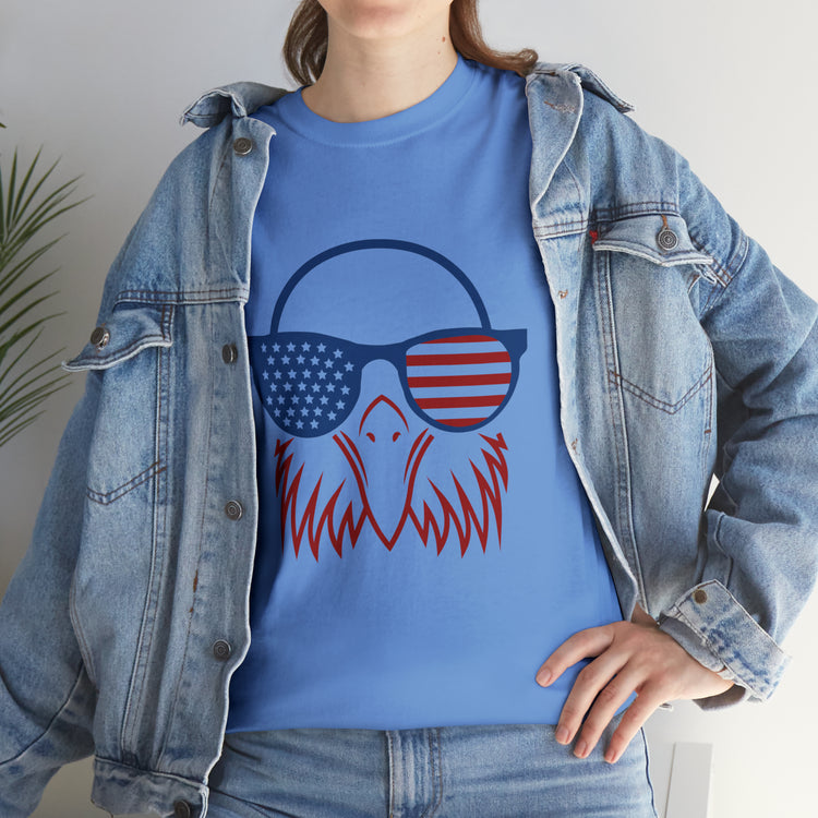 Shirt Funny Cute Patriotic Eagle American Flag 4th Of July Freedom National  Pride T-Shirt Gift Unisex Heavy Cotton Tee