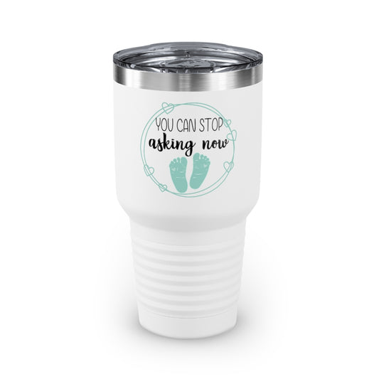 30oz Tumbler Stainless Steel Colors Humorous Babies Bellies Expecting Mommas Reveals Sayings Hilarious Birthing Offsprings Tummies Statements