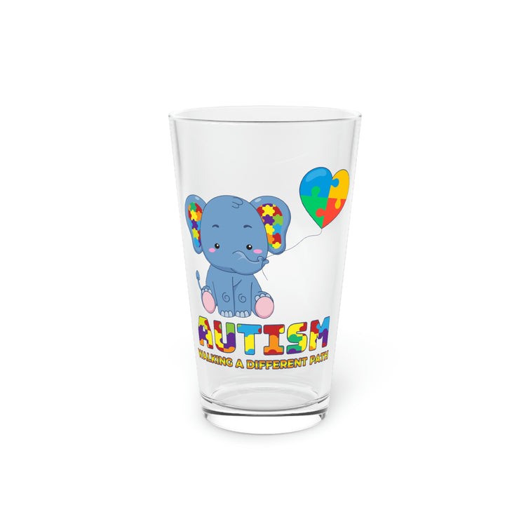 Beer Glass Pint 16oz Novelty Disorders Sympathy Autism Awareness Motivational  Genetic Mutations Inspirational