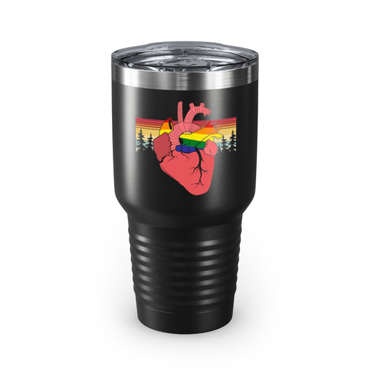 30oz Tumbler Stainless Steel Colors Hilarious Inspirational Advocacies Uplifting Support Gays Humorous GLBT Homosexuals Homosexuality Gender