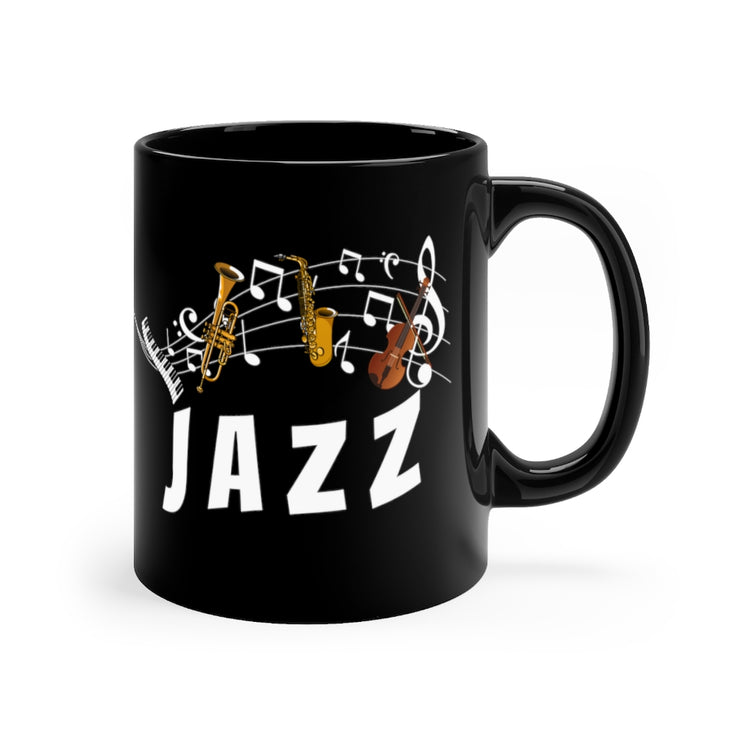 11oz Black Coffee Mug Ceramic   Novelty Concertmaster Symphony Pianist Piano Music Lover Hilarious Orchestral Instruments Instrumentalist