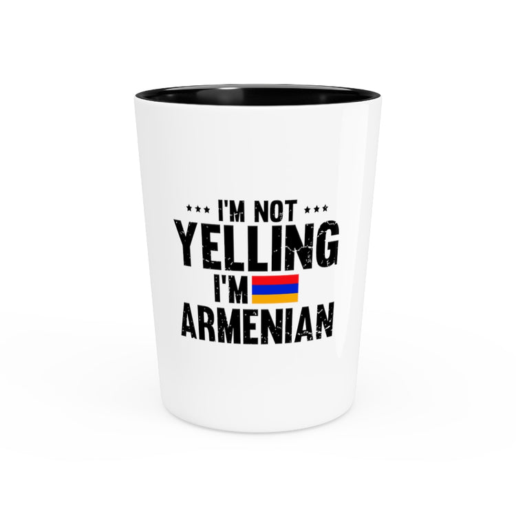 Shot Glass Party Ceramic Tequila Hilarious Nationalistic Patriotic Armenian Country Hometown  Humorous Nationalism Birthplace City Home Lover