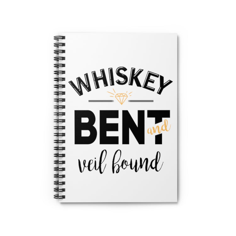 Spiral Notebook   Funny Wedding Veils Entourages Sarcastic Engagement Bridal Hilarious Drunk