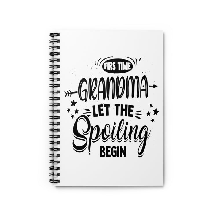 Spiral Notebook   Novelty Grandma Spoiling Nanny Granny idiomatic Expression Hilarious Grannie