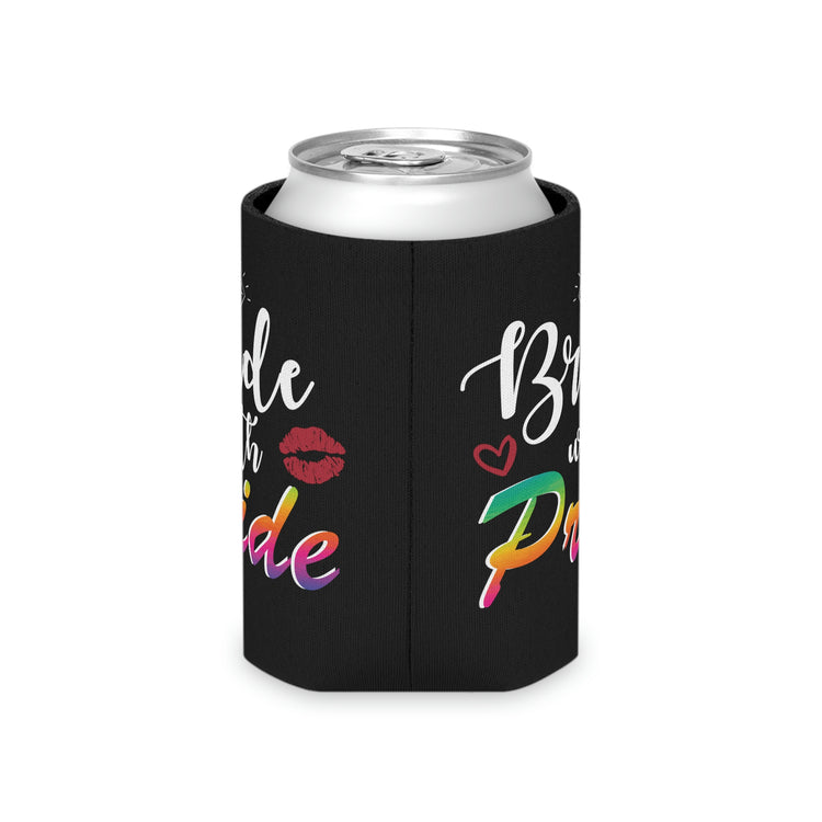 Beer Can Cooler Sleeve Humorous LGBTQ Bridal Appreciation Statements Puns Hilarious Supportive Bridesmaid