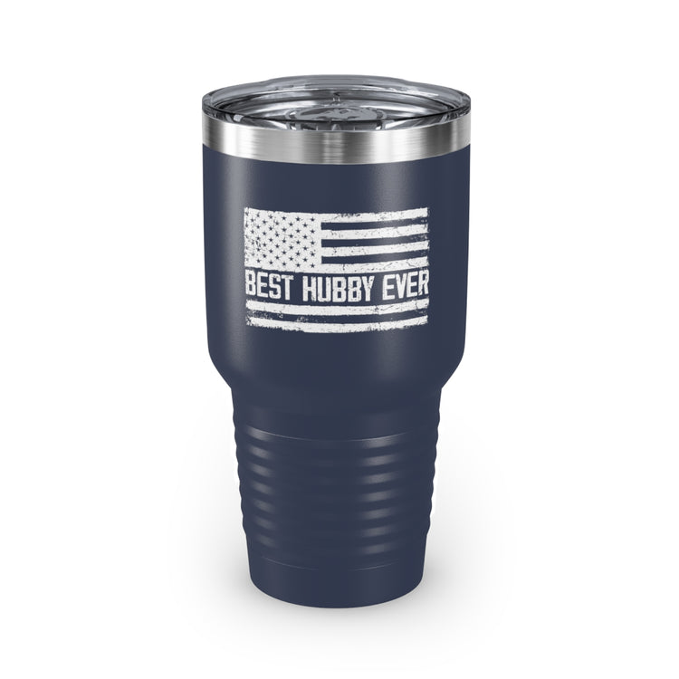 30oz Tumbler Stainless Steel Colors Supportive Husband Boyfriend Marriage Patriotic Humorous Couple Wedding Anniversary Boyfriend