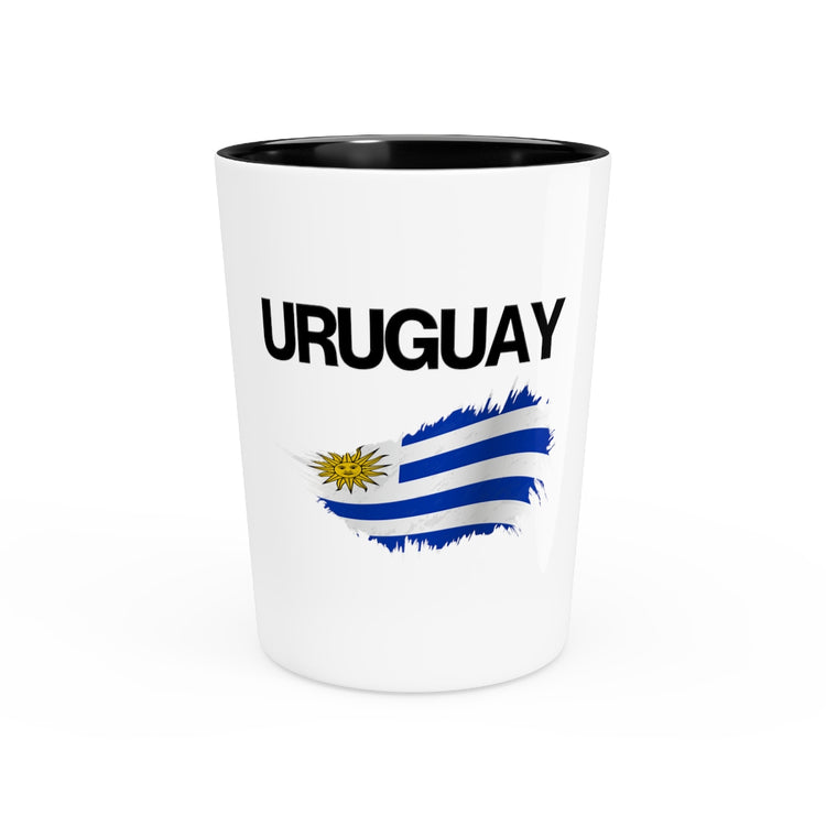 Shot Glass Party Ceramic Tequila  Motivational Uruguay Prideful Appreciation Puns Women Men Hispanic Illustration Uruguayan Flag Latin America