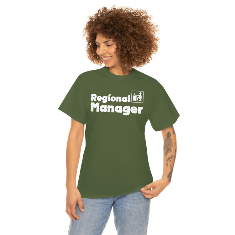 Hilarious Region Supervisor Executive Director Humorous Zonal Administrator Men Women T Shirt Unisex Heavy Cotton Tee