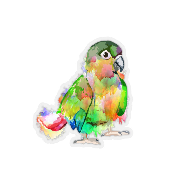 Sticker Decal Novelty Greenish Cockatiel Parakeet Cockatoo Enthusiast Hilarious Leafy Stickers For Laptop Car
