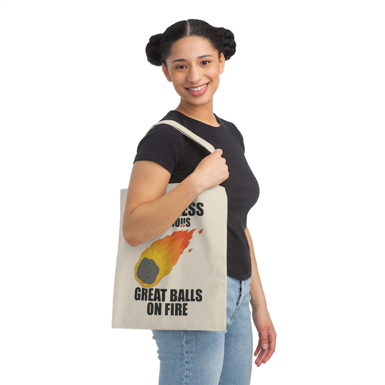 Hilarious Meteors Illustration Stargazers Statements Puns Humorous Stargazing Meteorites Enthusiast Graphic Canvas Tote Bag