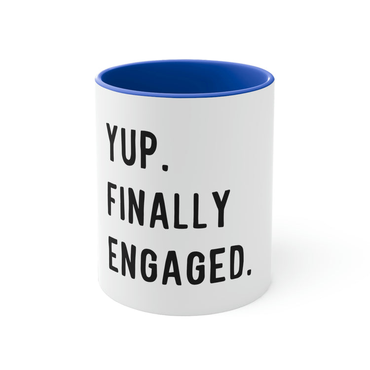 11oz Accent Coffee Mug Colors Humorous Matrimonial Engagements Sarcastic Proposal Gatherings Saying Mockeries