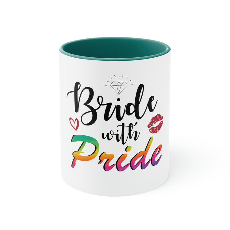 11oz Accent Coffee Mug Colors Humorous LGBTQ Bridal Appreciation  Graphic Puns Hilarious Supportive Bridesmaid