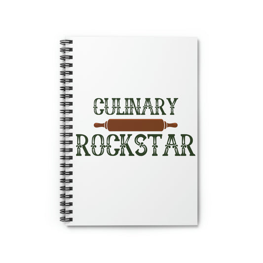 Spiral Notebook Funny Saying Culinary Cooking Women Men Chef Humorous Culinary Husband Mom Father Sarcasm Cook